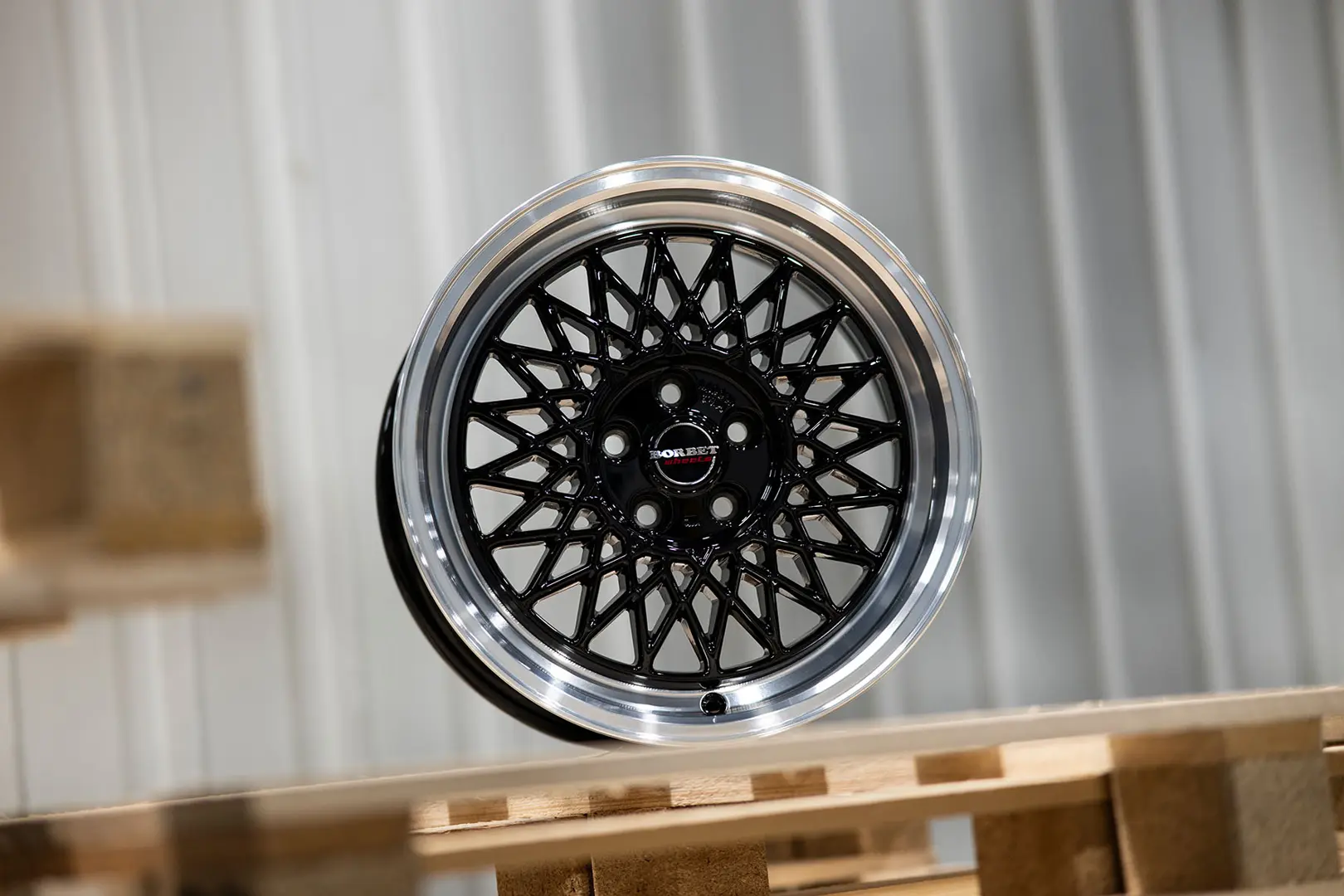 2025 BORBET B 16 Zoll black rim polished HO BORBET7720 klein