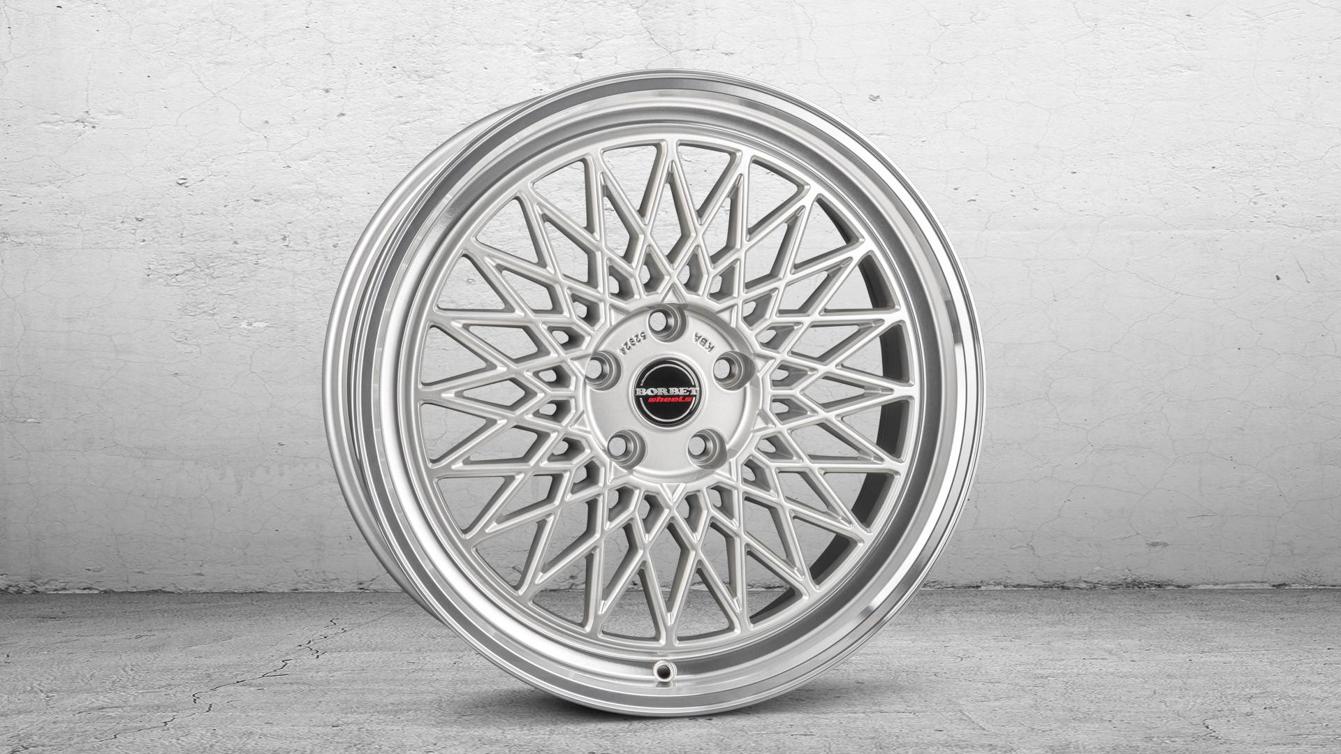 BORBET B silver rim pol. 5L