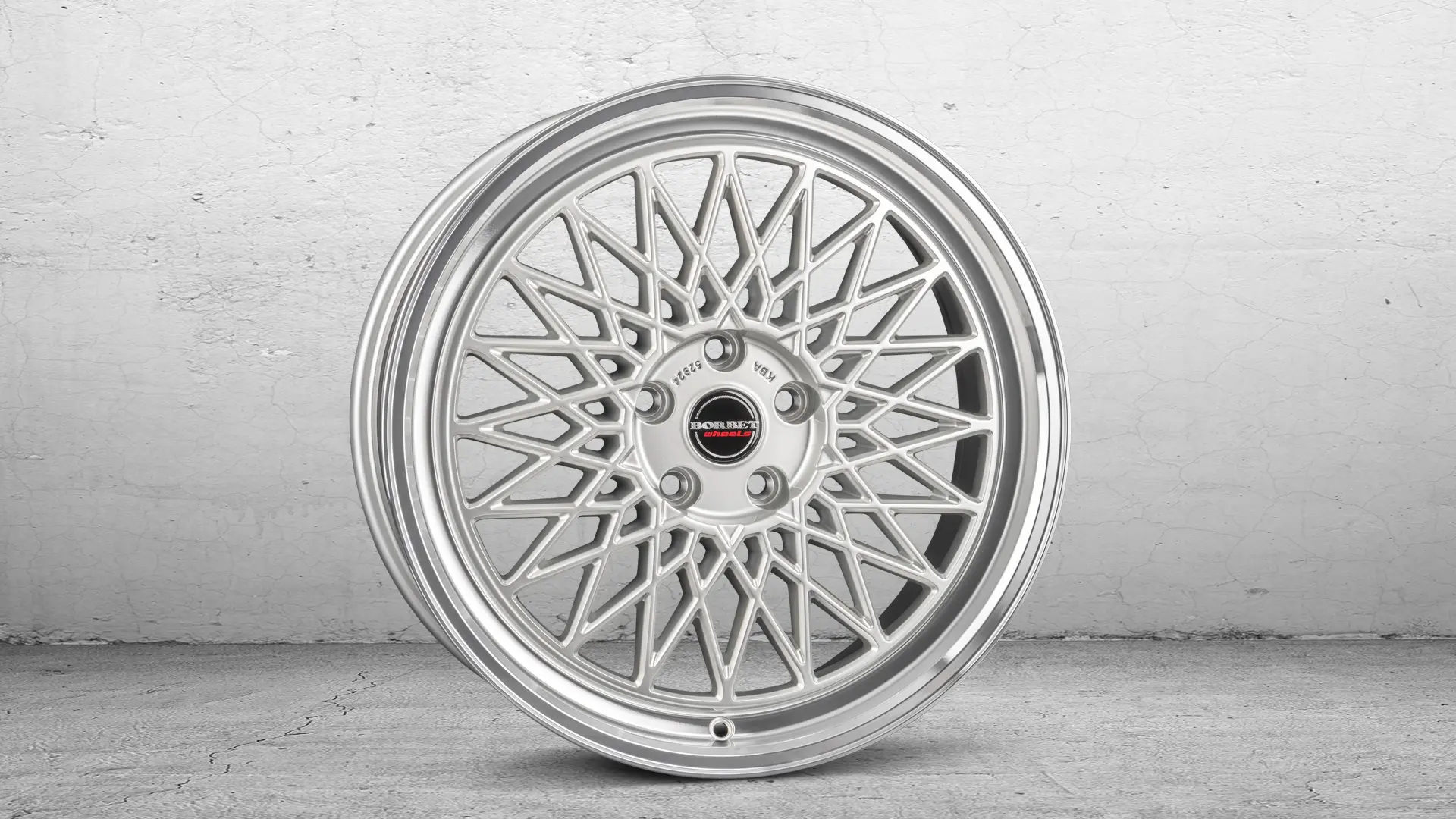 BORBET B silver rim pol. 5L